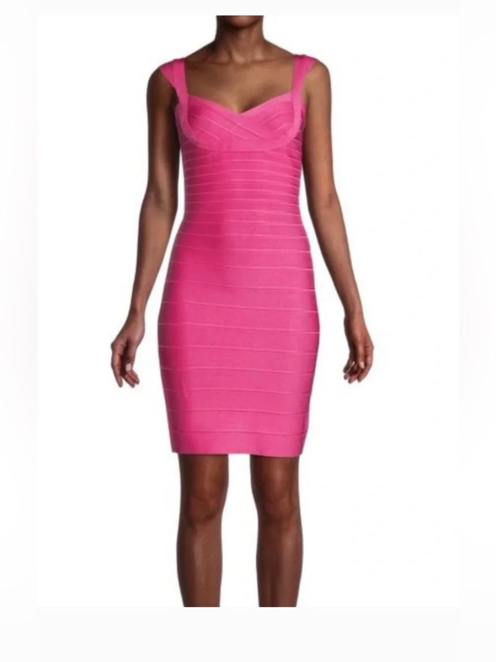 Herve Leger Bandage Dress Hot Pink NWT